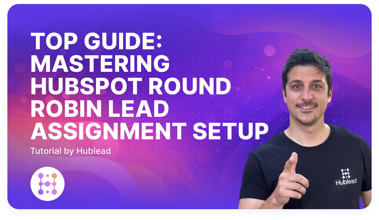 round robin lead assignment HubSpot illustration