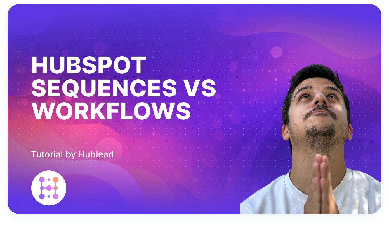 HubSpot sequences vs workflows illustration