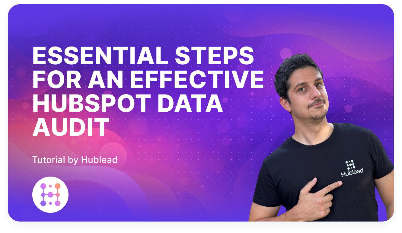 HubSpot data audit illustration