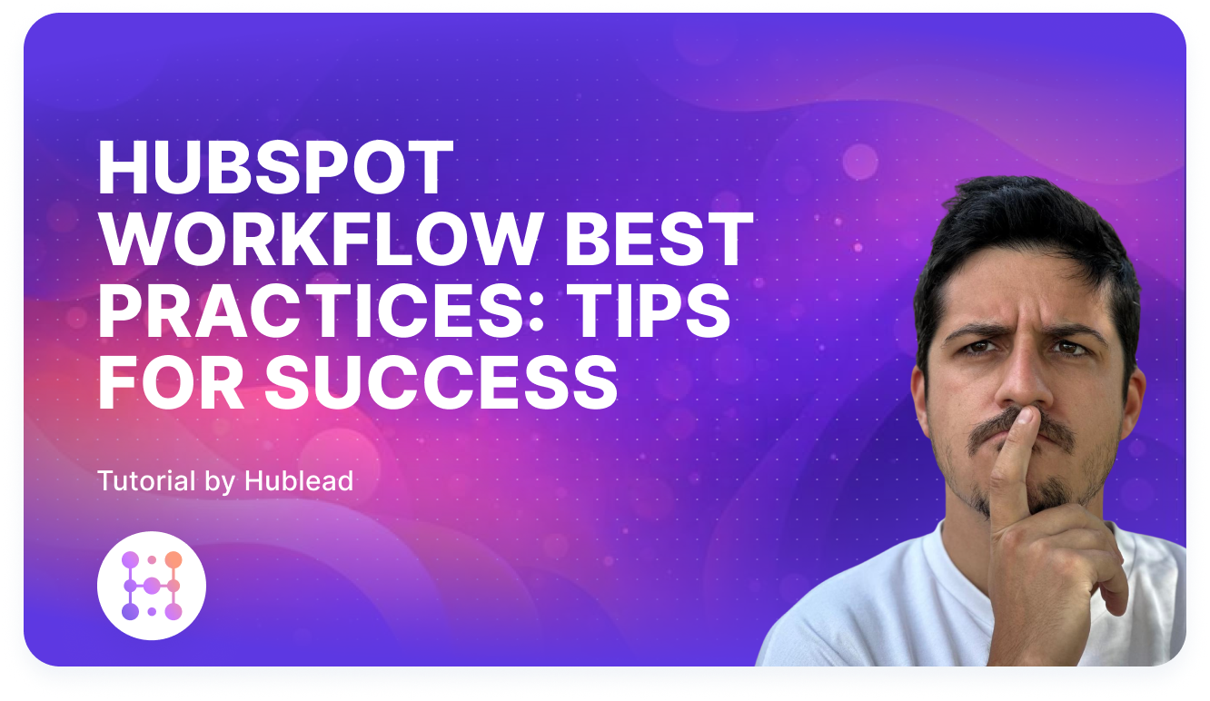 HubSpot workflow best practices illustration
