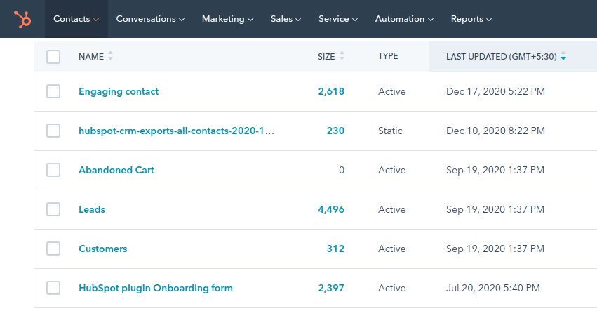 Verifica la fecha de última actualización de tus listas en HubSpot para mantenerte relevante en tu estrategia de marketing digital