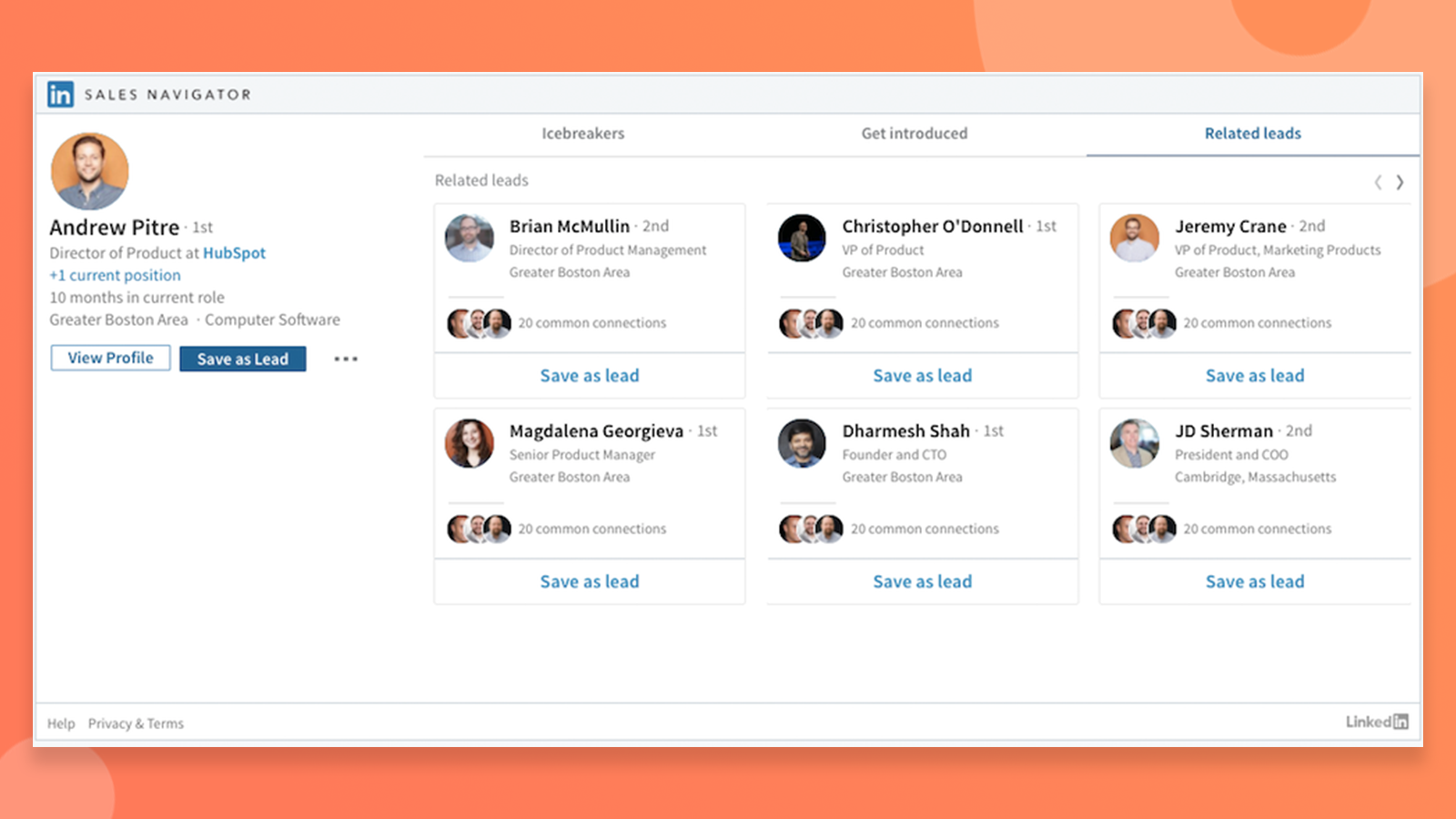 HubSpot integrations LinkedIn sales navigator