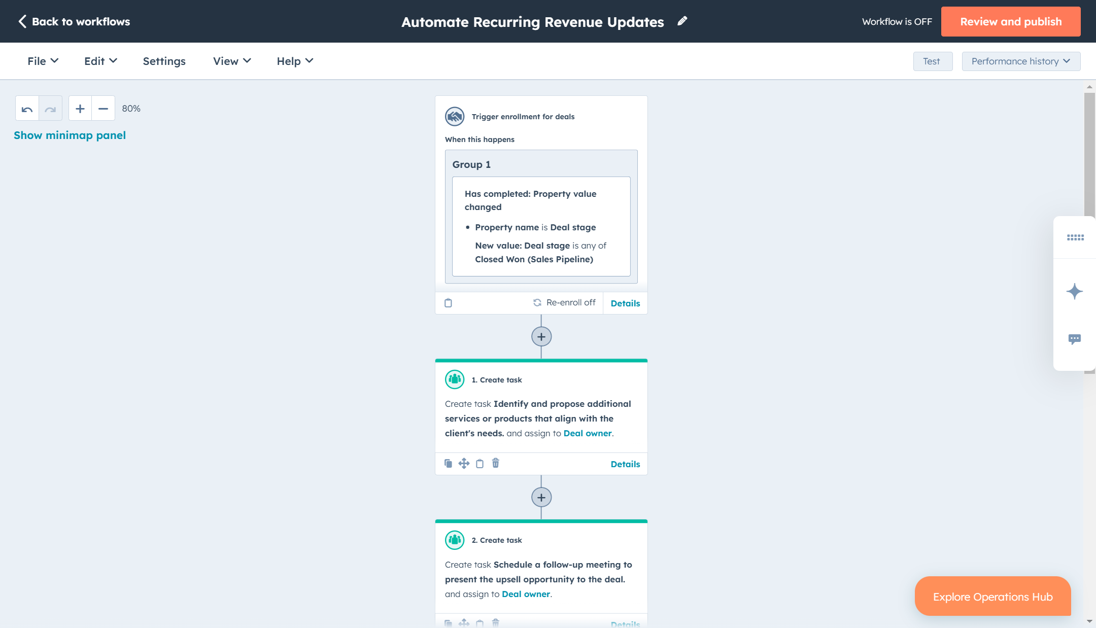 Cómo automatizar los ingresos recurrentes con Workflows en HubSpot