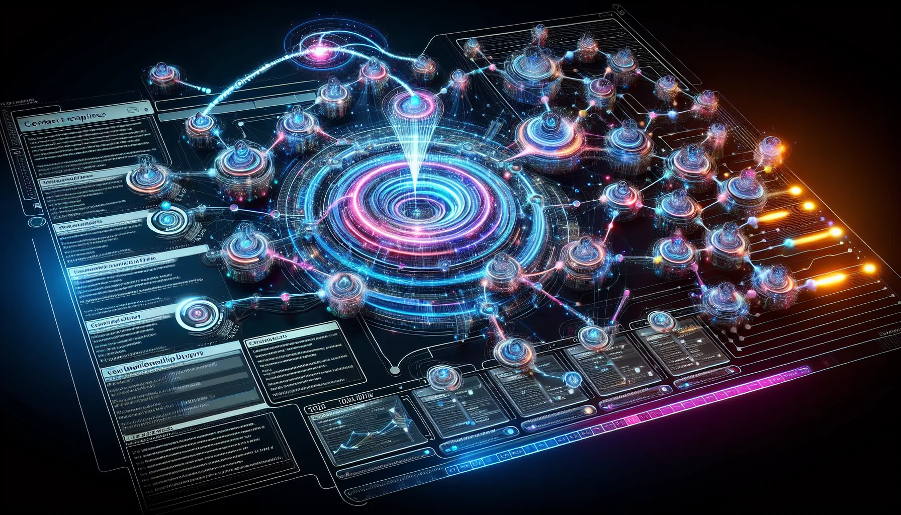 Ilustración de un sistema de CRM digital
