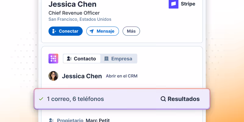 Enriquecer contacto de LinkedIn para tu CRM