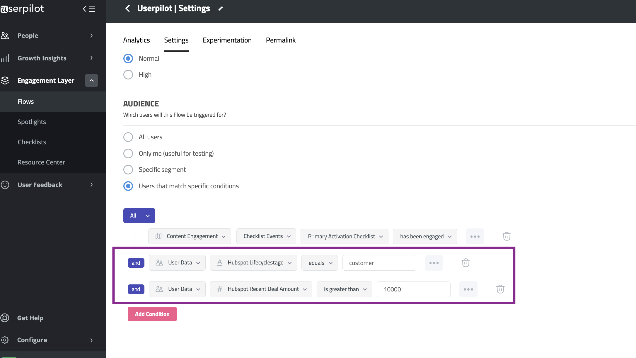 userpilot hubspot integration