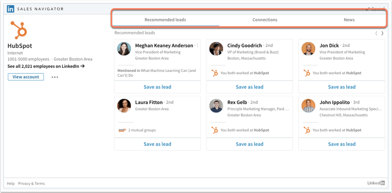 Intégration de LinkedIn Sales Navigator avec HubSpot