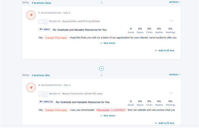 Secuencia de Follow-up Basado en Precio