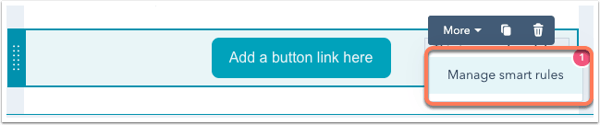Haz clic en gestionar reglas inteligentes en el menú desplegable