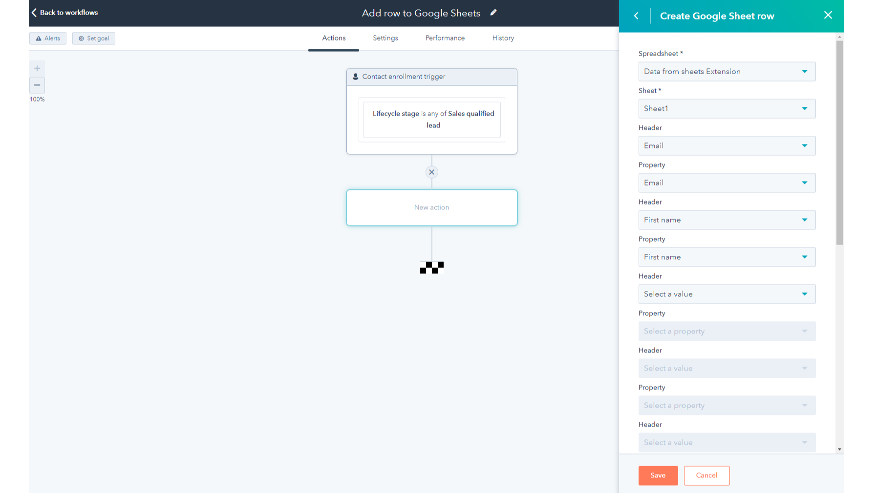hubspot integrations with Google Sheet