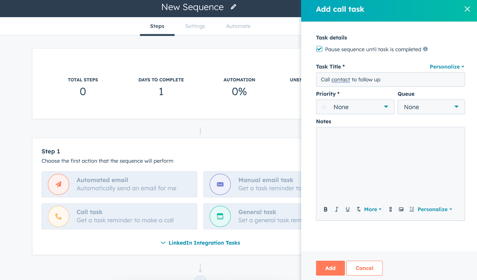 Comment créer des tâches automatiquement dans HubSpot