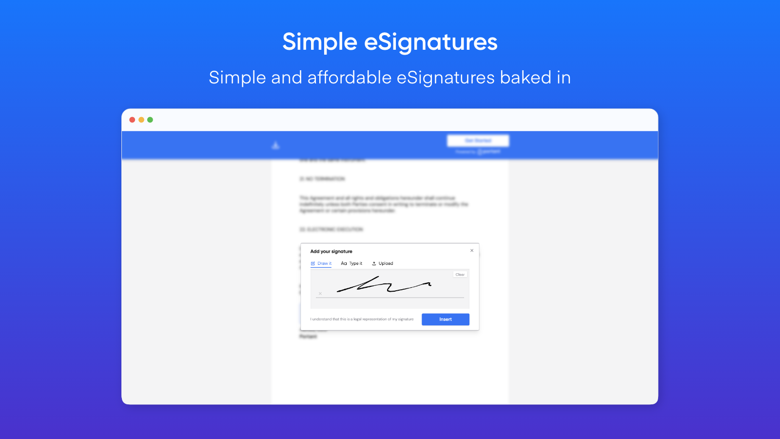 Génère des documents personnalisés et demande des signatures électroniques avec Create Google Docs/PDF + eSign by Portant.