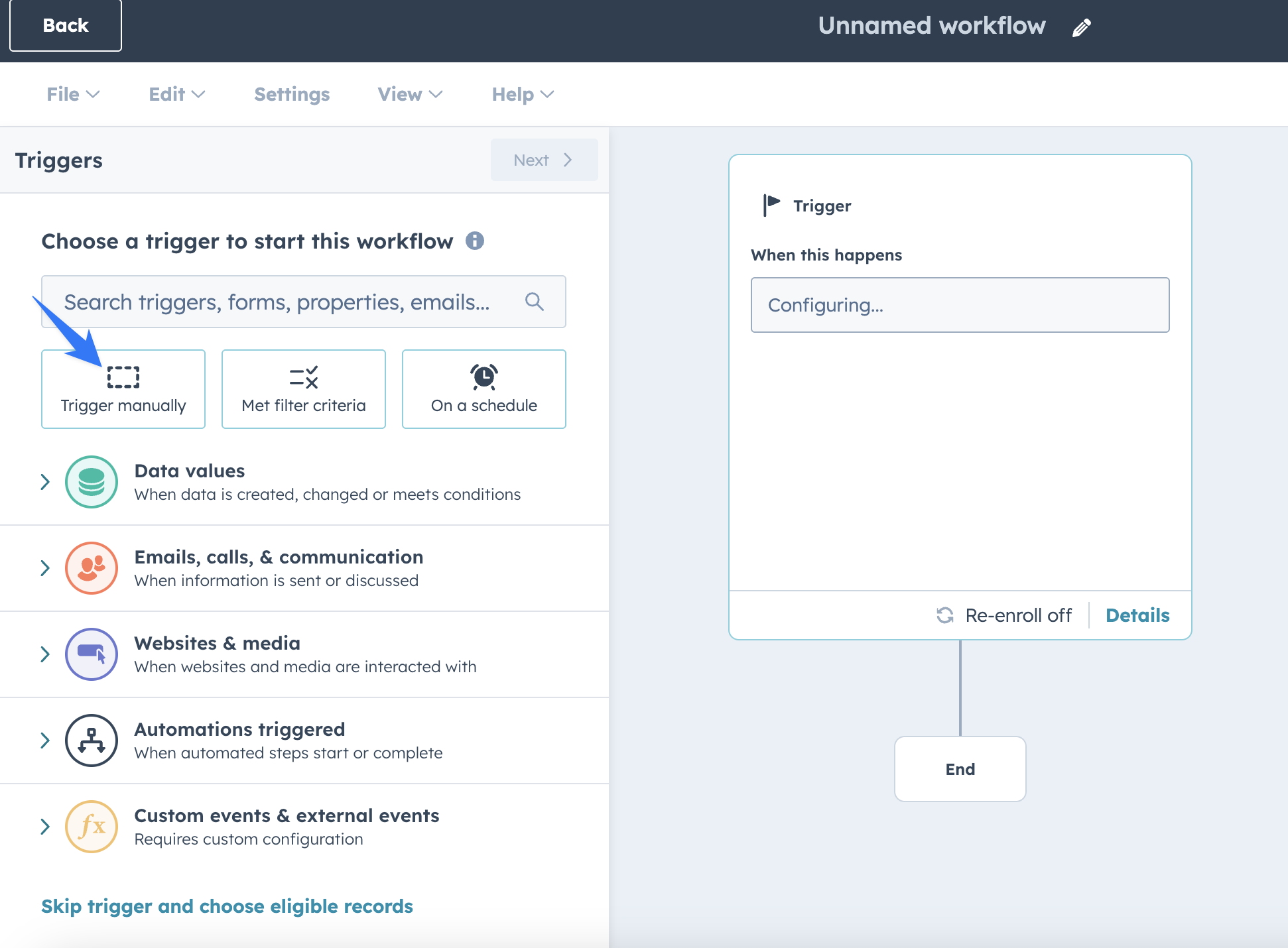 HubSpot sequence with LinkedIn action steps